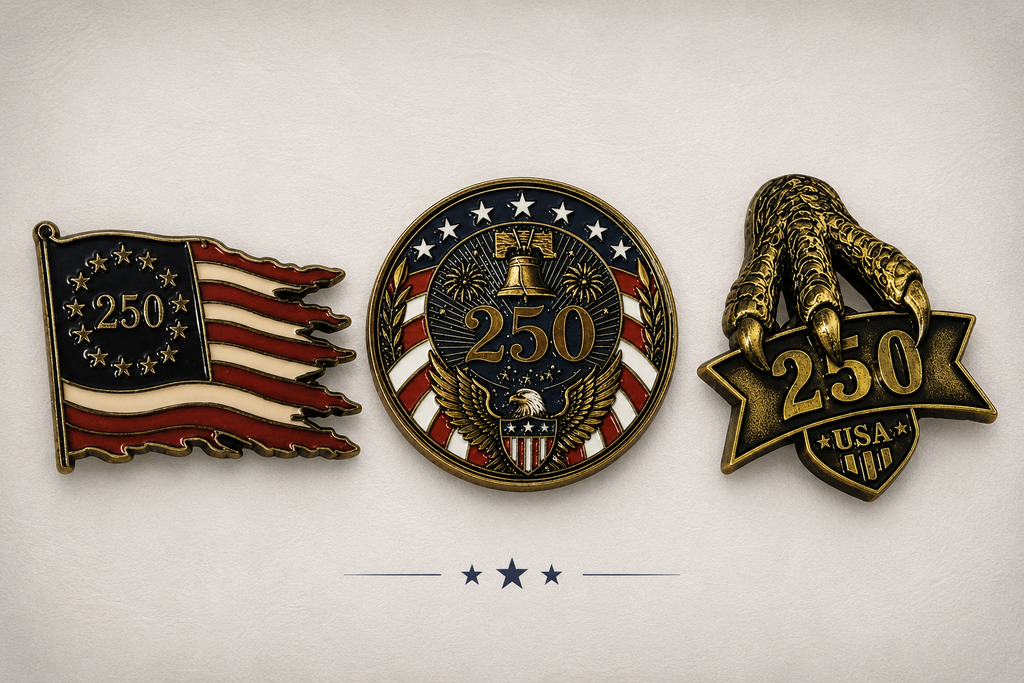 America 250th 3-Pin Collectors Set - Limited Edition
