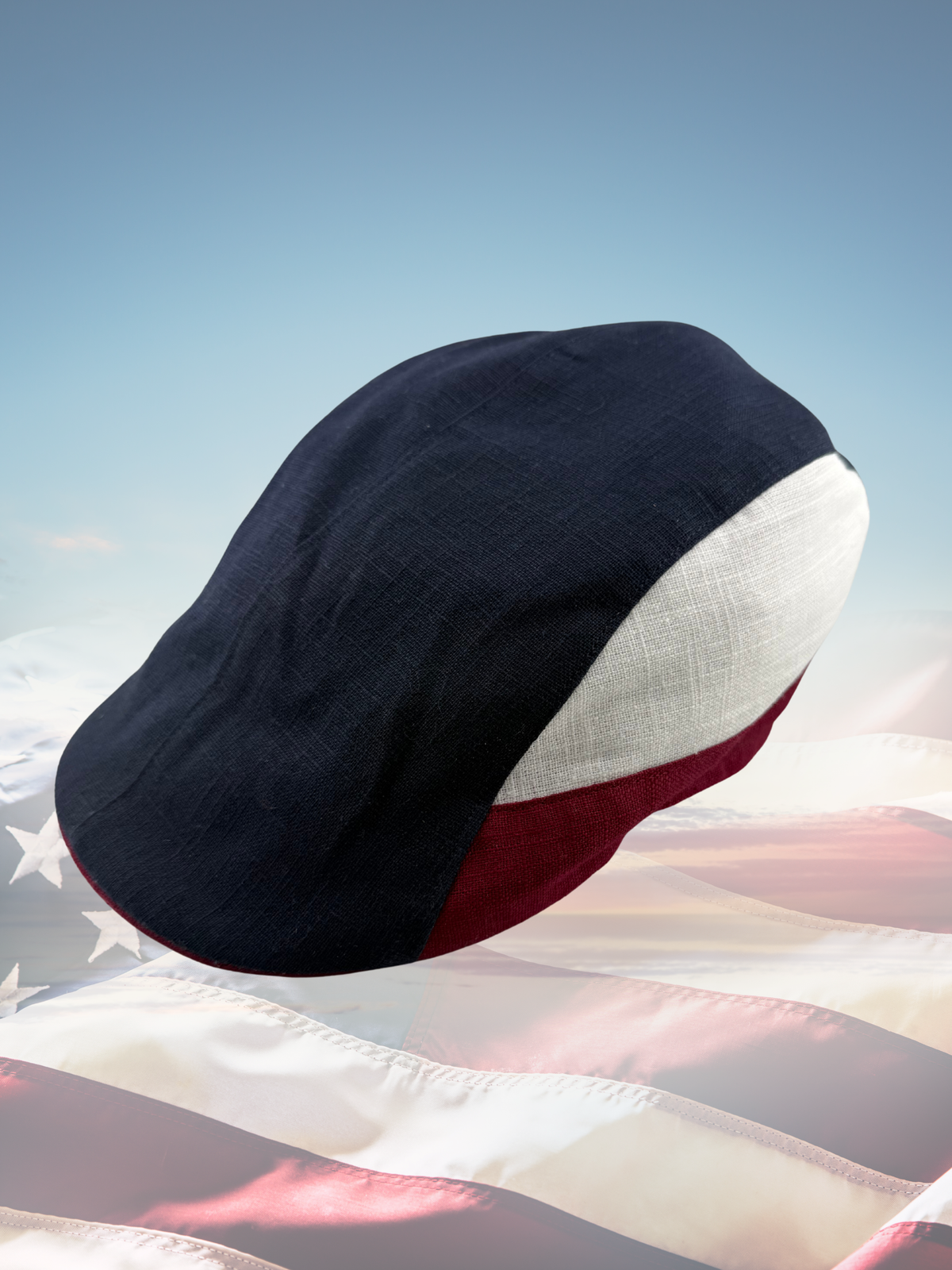 The Patriot - Limited Edition Single Panel Style Summer Linen Cap